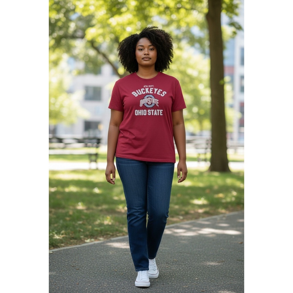 Campus‎ Crew Ohio State Buckeyes Athletic Dept T Shirt Women's